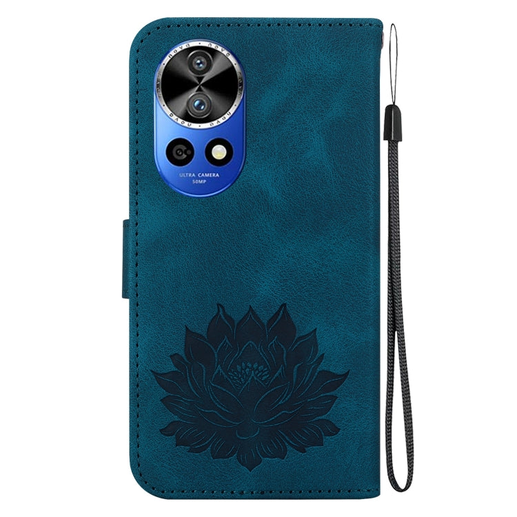 For Huawei nova 12 Pro / nova 12 Ultra Lotus Embossed Leather Phone Case