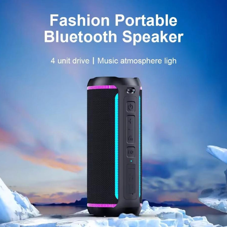XDOBO Dignity 2024 50W IPX6 Outdoor Waterproof Portable Bluetooth Speaker - Black