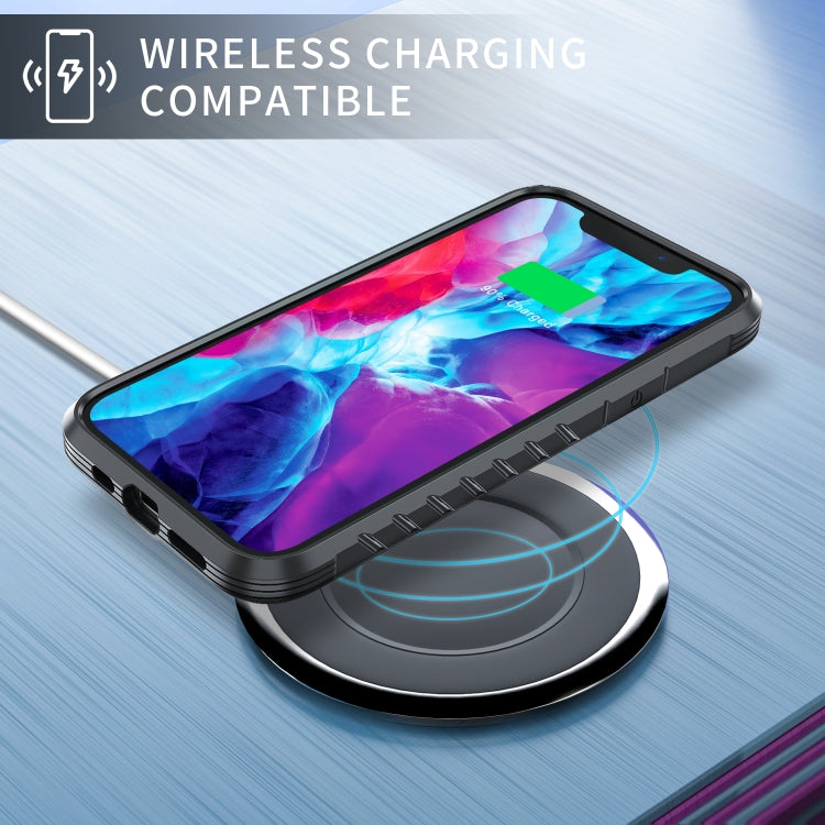 For iPhone 12 mini Armor Metal Clear PC + TPU Shockproof Case