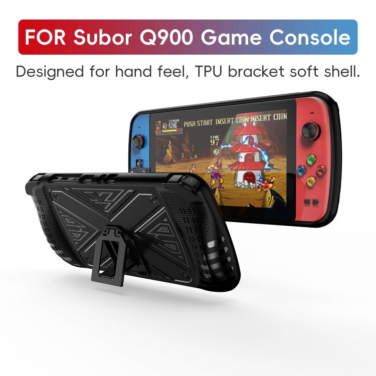 For SUBOR Q900 TPU Game Console Protective Case with Holder