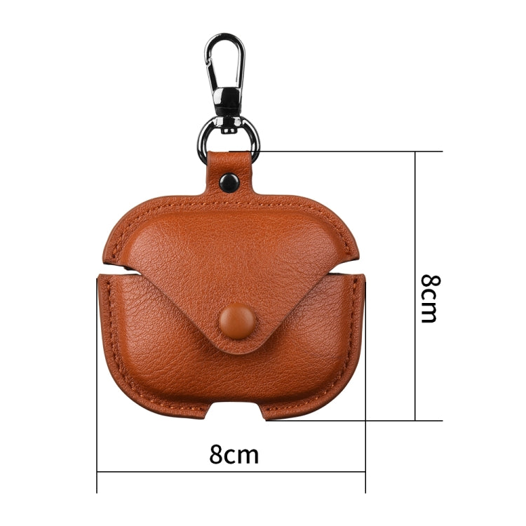 For Redmi Buds 5 / 6S Business Leather Earphone Protective Case with Hook