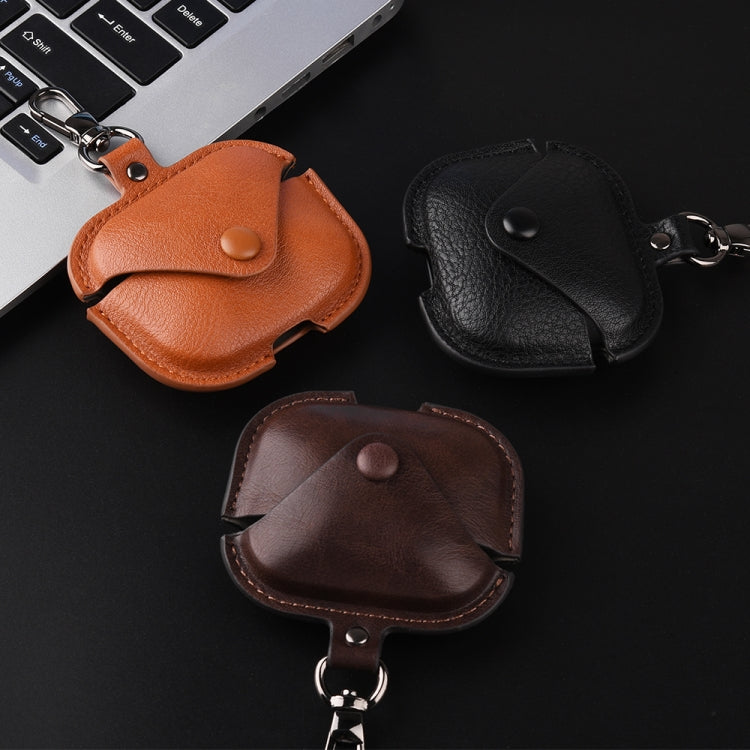 For Redmi Buds 5 / 6S Business Leather Earphone Protective Case with Hook