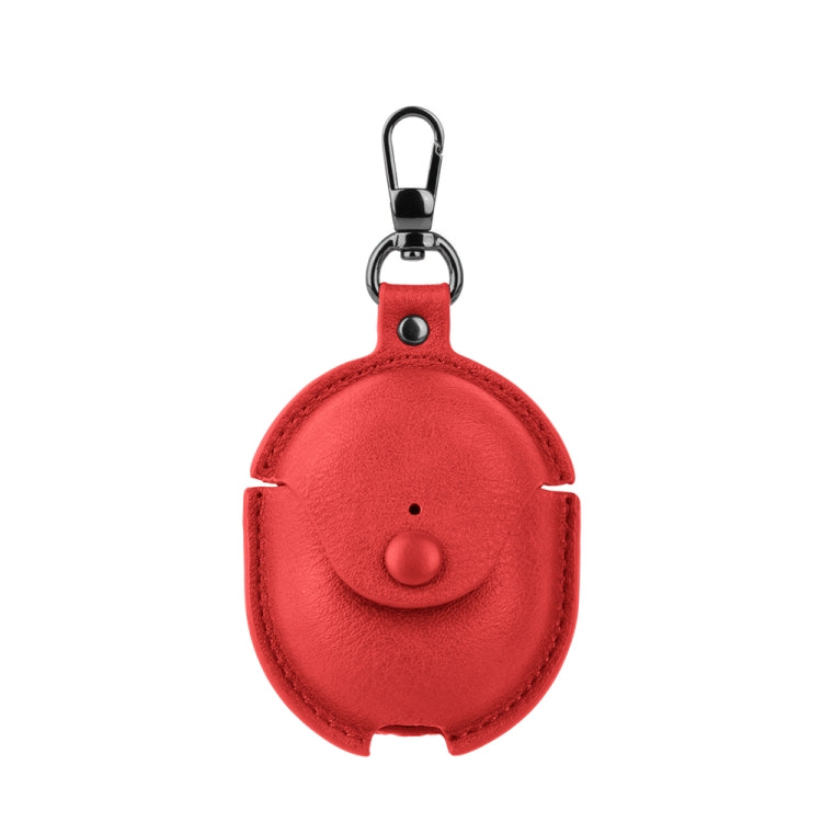 For Redmi Buds 4 Business Leather Earphone Protective Case with Hook