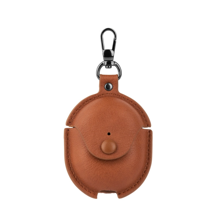 For Redmi Buds 4 Business Leather Earphone Protective Case with Hook
