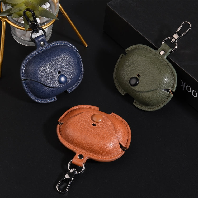 For Redmi Buds 5 Pro / Buds 4 Pro / Buds 8 Business Leather Earphone Protective Case with Hook
