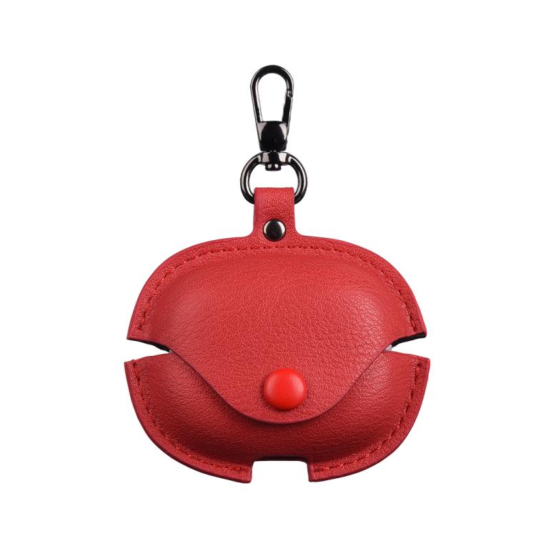 For Redmi Buds 6 Pro / 8 Pro Business Leather Earphone Protective Case with Hook