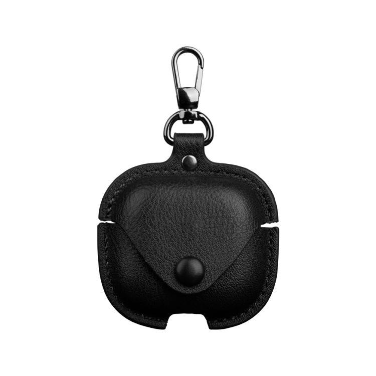 For Redmi Buds 6 Active Edition Business Leather Earphone Protective Case with Hook