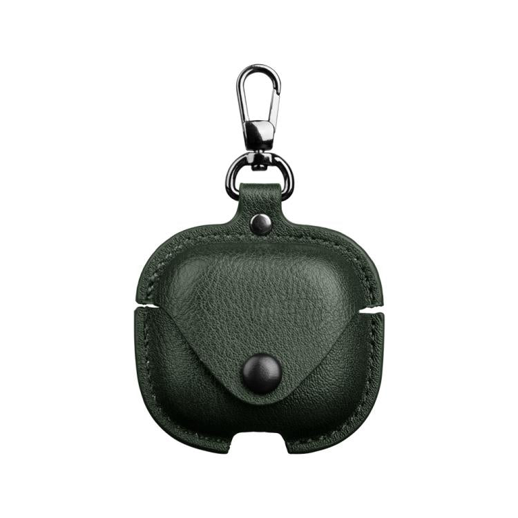 For Redmi Buds 6 Active Edition Business Leather Earphone Protective Case with Hook