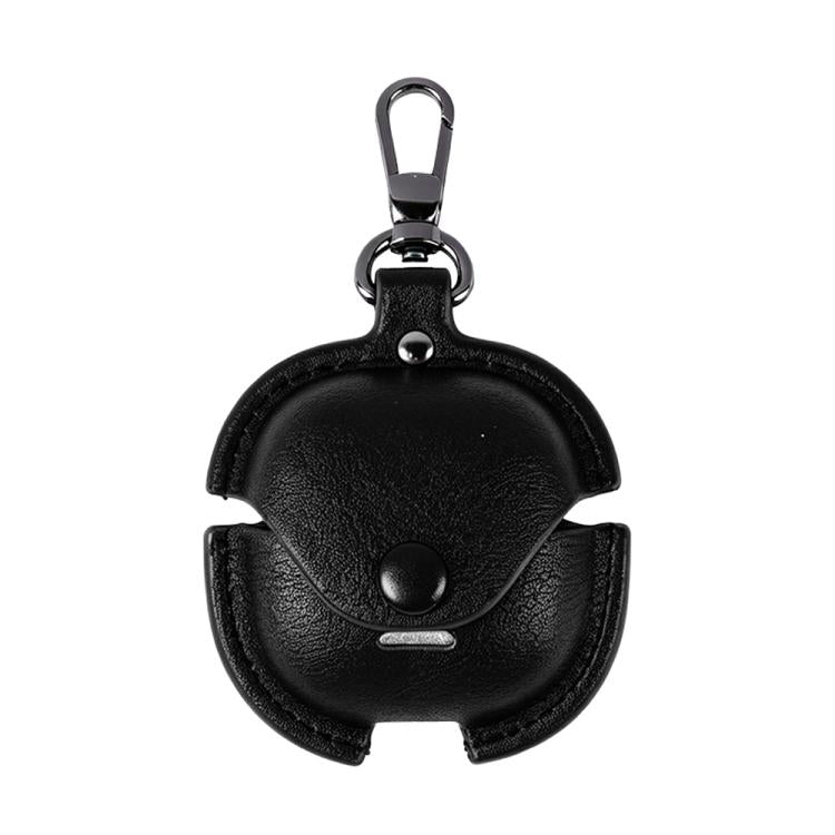 For Redmi Buds 8 Active Business Leather Earphone Protective Case with Hook