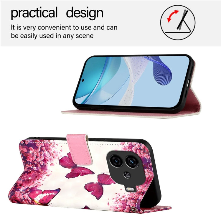 For vivo iQOO Z9 / iQOO Z9 Turbo 3D Painting Horizontal Flip Leather Phone Case