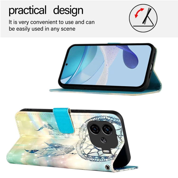 For vivo iQOO Z9 / iQOO Z9 Turbo 3D Painting Horizontal Flip Leather Phone Case