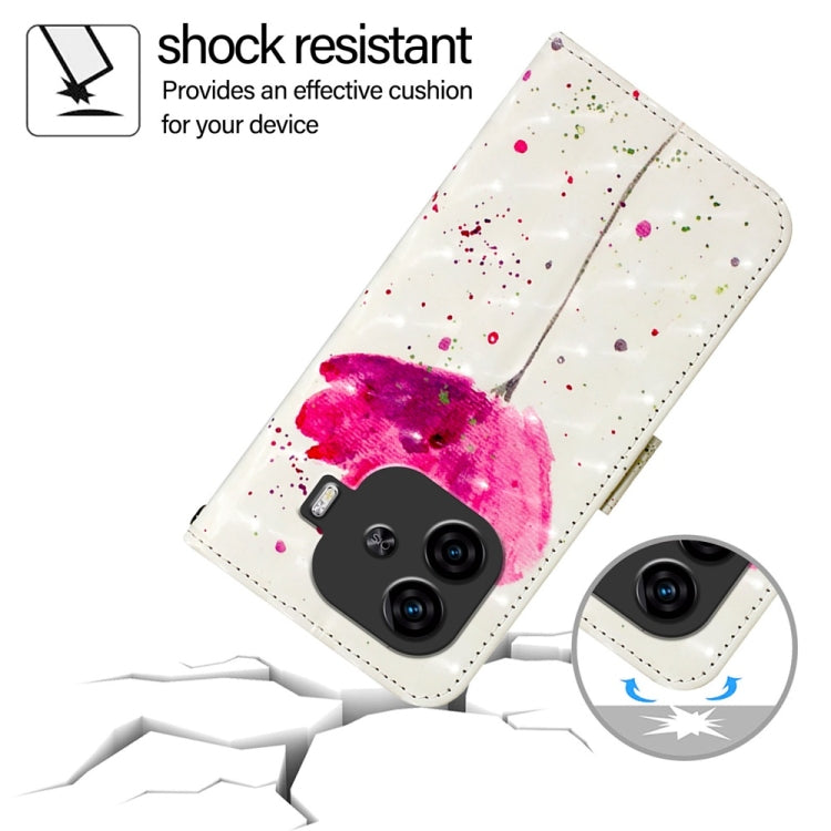 For vivo iQOO Z9 / iQOO Z9 Turbo 3D Painting Horizontal Flip Leather Phone Case