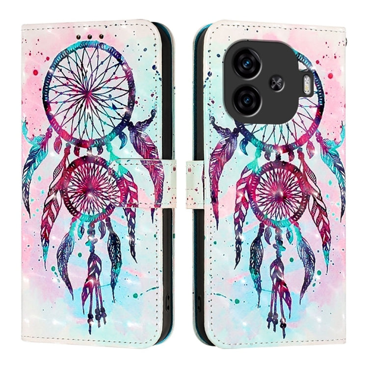 For vivo iQOO Z9 / iQOO Z9 Turbo 3D Painting Horizontal Flip Leather Phone Case