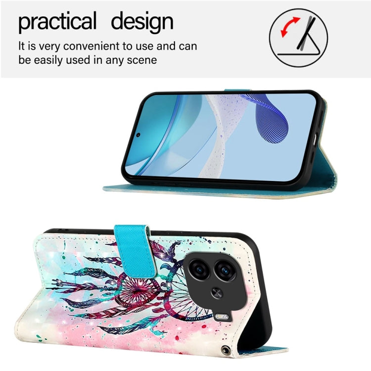 For vivo iQOO Z9 / iQOO Z9 Turbo 3D Painting Horizontal Flip Leather Phone Case