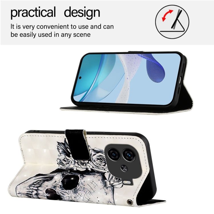 For vivo iQOO Z9 / iQOO Z9 Turbo 3D Painting Horizontal Flip Leather Phone Case