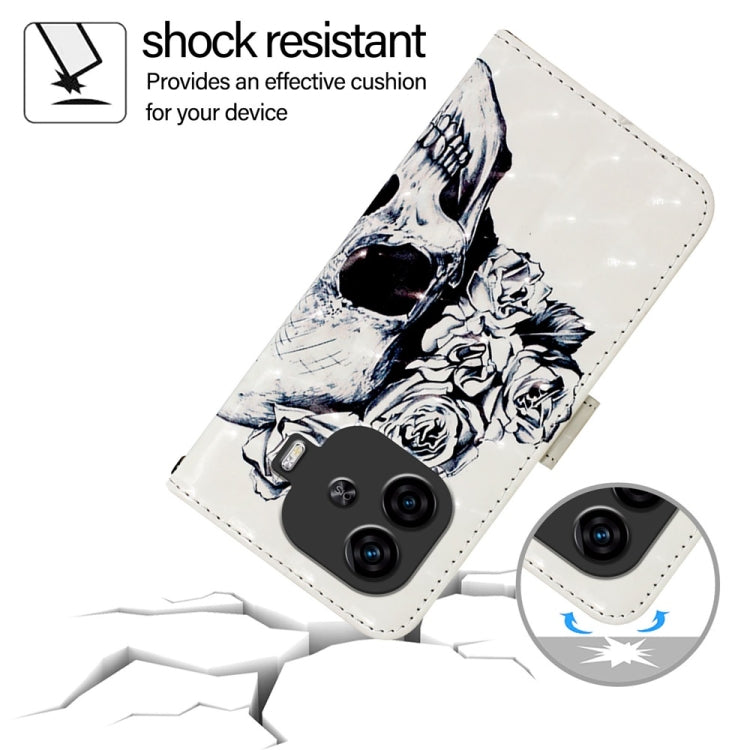 For vivo iQOO Z9 / iQOO Z9 Turbo 3D Painting Horizontal Flip Leather Phone Case