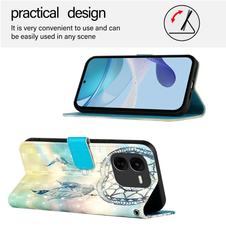 For vivo iQOO Z9x 3D Painting Horizontal Flip Leather Phone Case