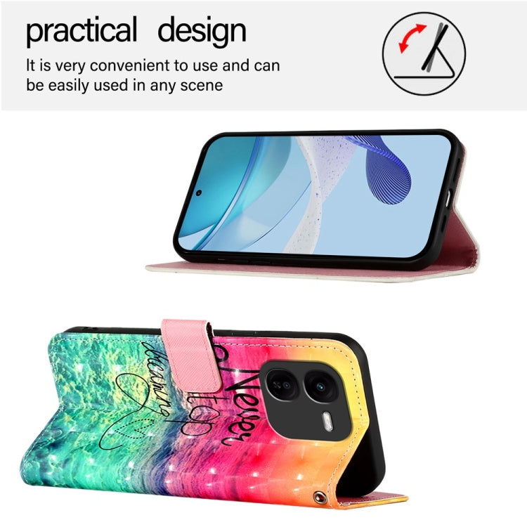 For vivo iQOO Z9x 3D Painting Horizontal Flip Leather Phone Case