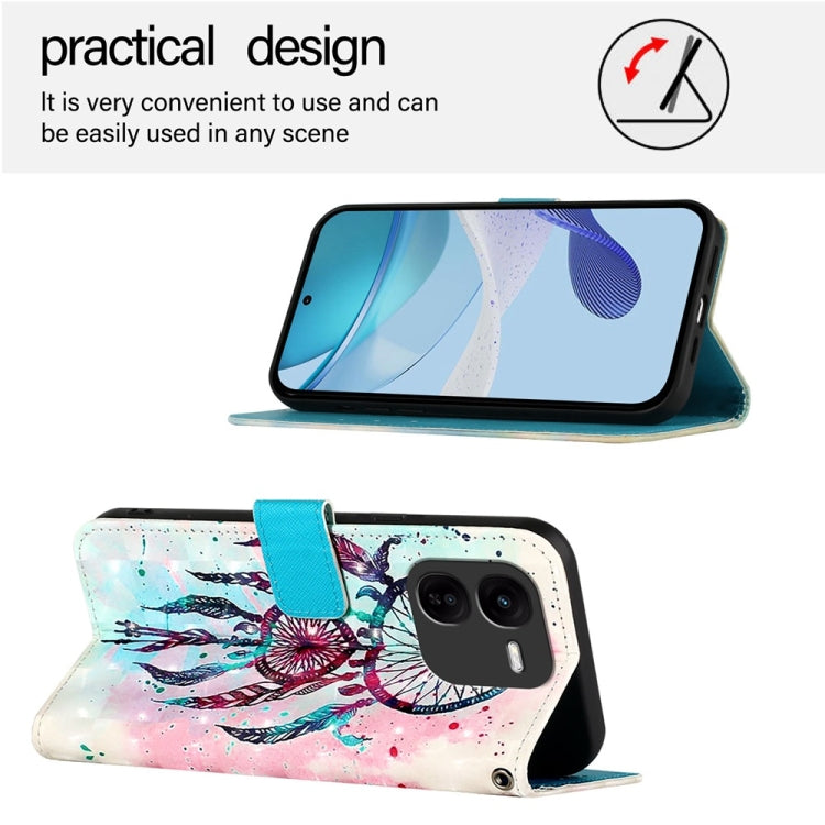For vivo iQOO Z9x 3D Painting Horizontal Flip Leather Phone Case