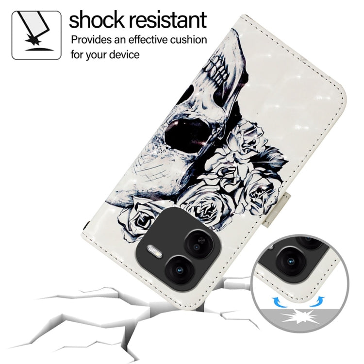 For vivo iQOO Z9x 3D Painting Horizontal Flip Leather Phone Case