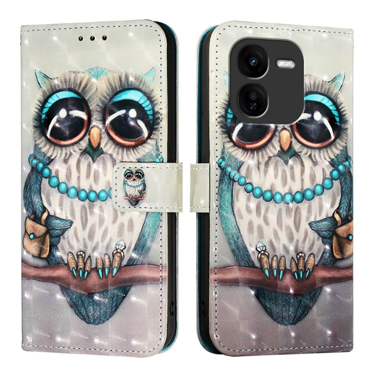 For vivo iQOO Z9x 3D Painting Horizontal Flip Leather Phone Case