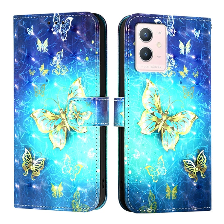 For vivo S10e 5G / V23e 4G / 5G / Y75 4G 3D Painting Horizontal Flip Leather Phone Case