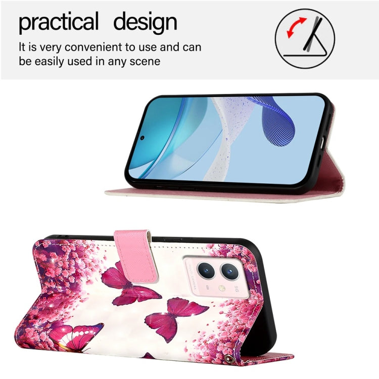 For vivo S10e 5G / V23e 4G / 5G / Y75 4G 3D Painting Horizontal Flip Leather Phone Case