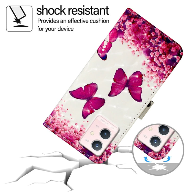 For vivo S10e 5G / V23e 4G / 5G / Y75 4G 3D Painting Horizontal Flip Leather Phone Case