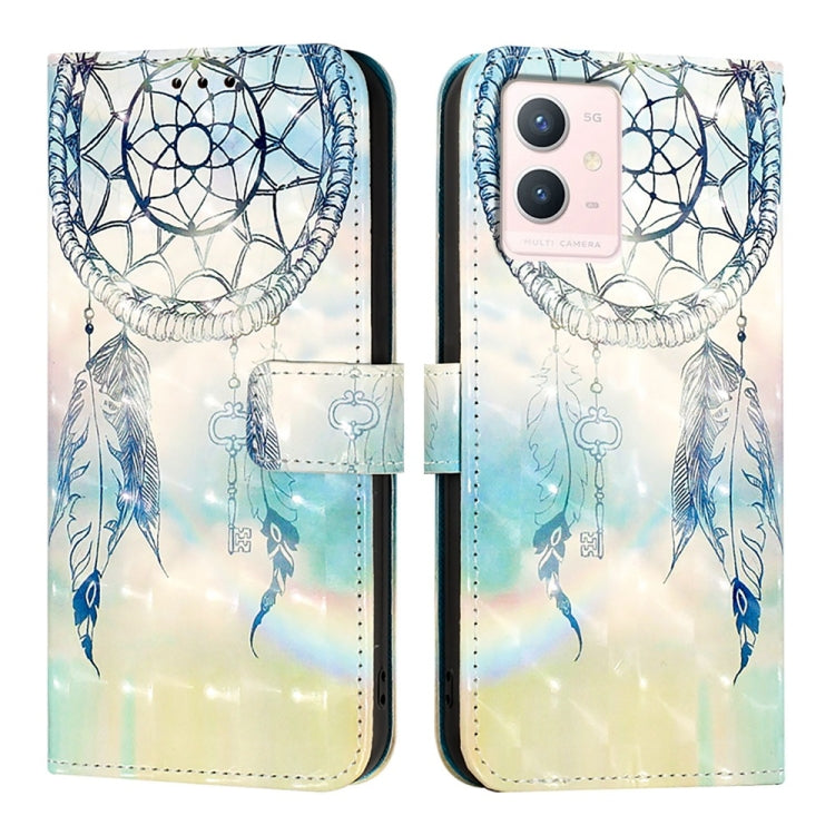 For vivo S10e 5G / V23e 4G / 5G / Y75 4G 3D Painting Horizontal Flip Leather Phone Case