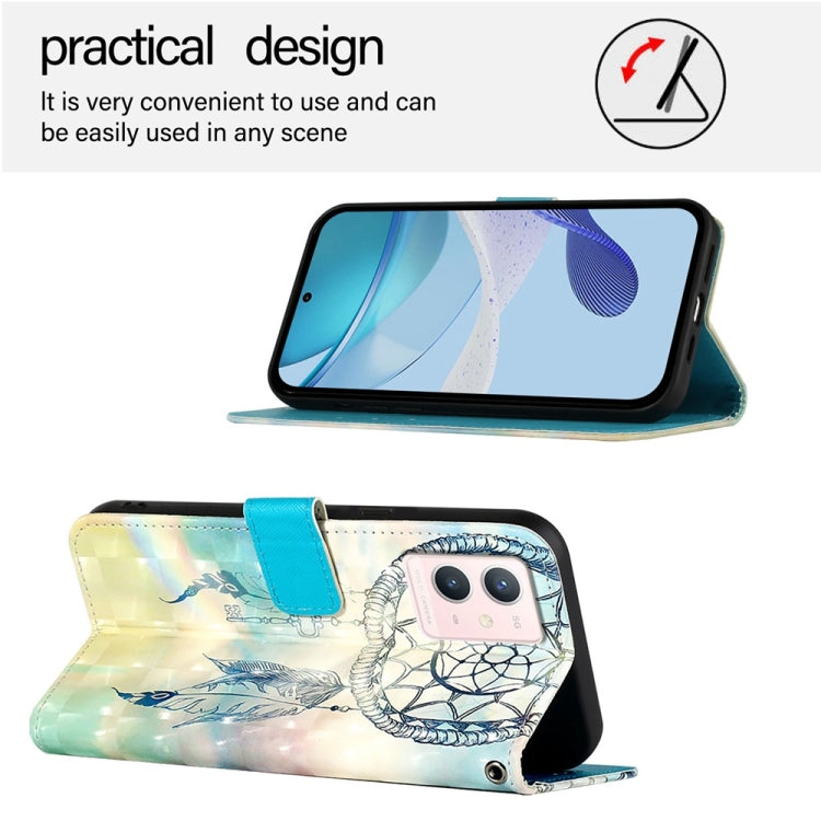 For vivo S10e 5G / V23e 4G / 5G / Y75 4G 3D Painting Horizontal Flip Leather Phone Case