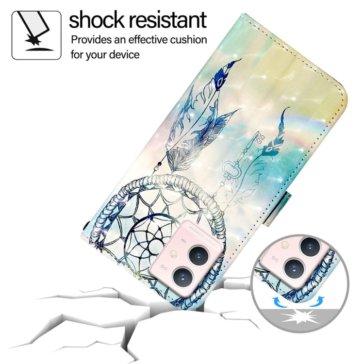 For vivo S10e 5G / V23e 4G / 5G / Y75 4G 3D Painting Horizontal Flip Leather Phone Case