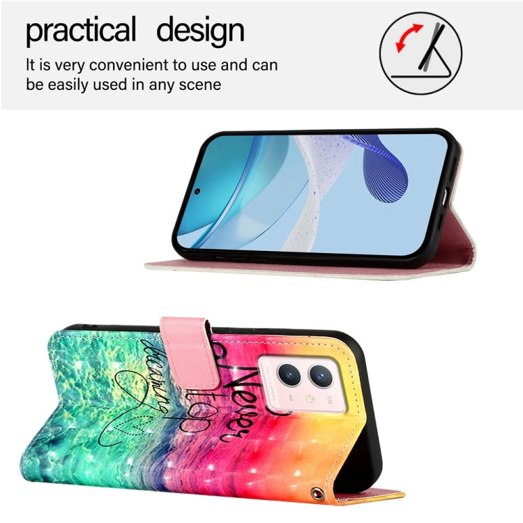 For vivo S10e 5G / V23e 4G / 5G / Y75 4G 3D Painting Horizontal Flip Leather Phone Case