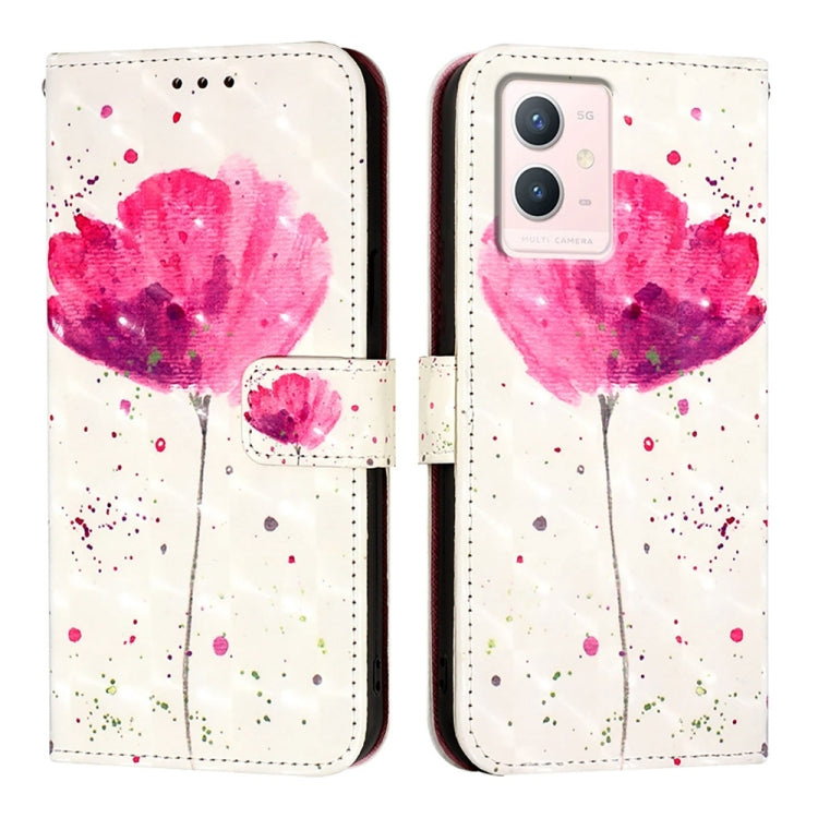 For vivo S10e 5G / V23e 4G / 5G / Y75 4G 3D Painting Horizontal Flip Leather Phone Case