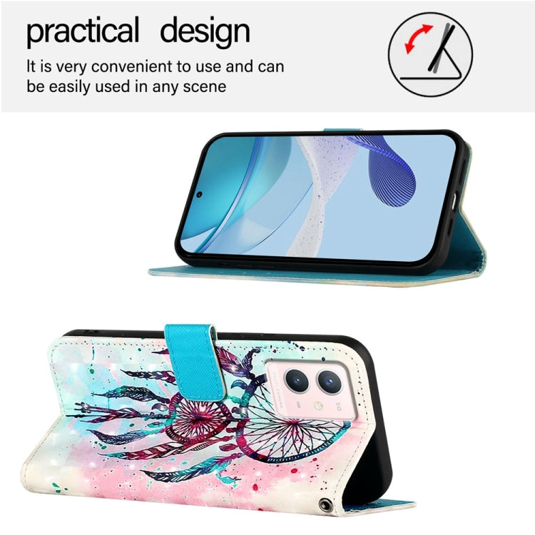 For vivo S10e 5G / V23e 4G / 5G / Y75 4G 3D Painting Horizontal Flip Leather Phone Case