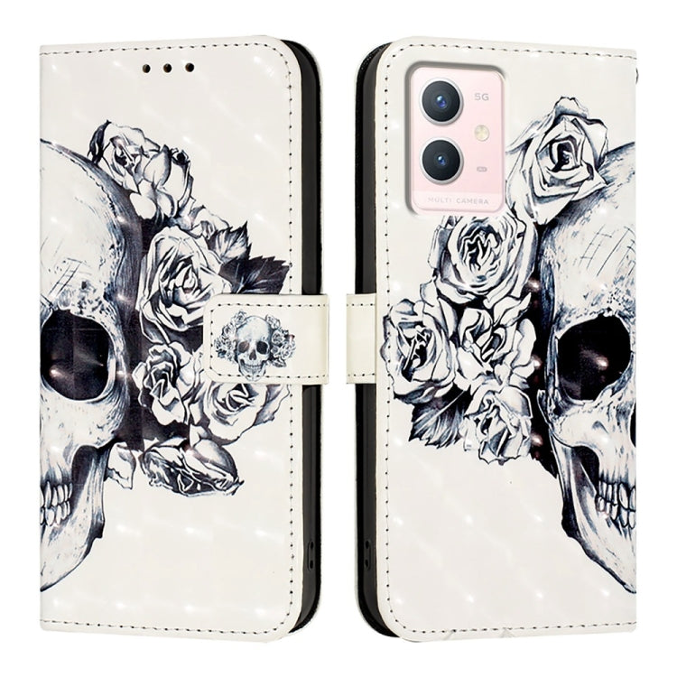 For vivo S10e 5G / V23e 4G / 5G / Y75 4G 3D Painting Horizontal Flip Leather Phone Case