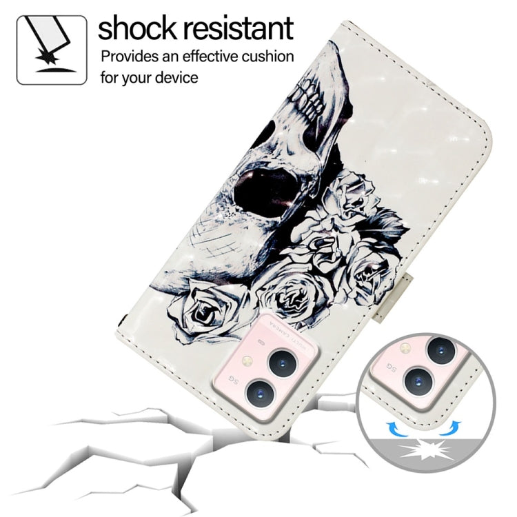 For vivo S10e 5G / V23e 4G / 5G / Y75 4G 3D Painting Horizontal Flip Leather Phone Case