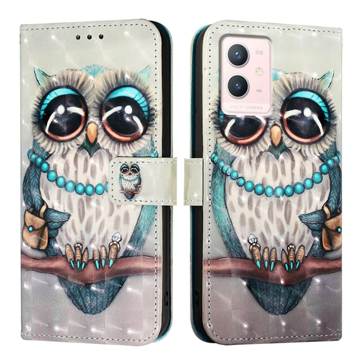 For vivo S10e 5G / V23e 4G / 5G / Y75 4G 3D Painting Horizontal Flip Leather Phone Case
