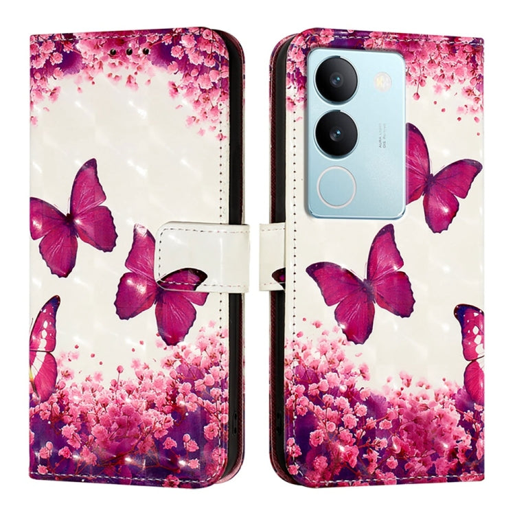 For vivo V29 5G Global / V29 Pro 3D Painting Horizontal Flip Leather Phone Case