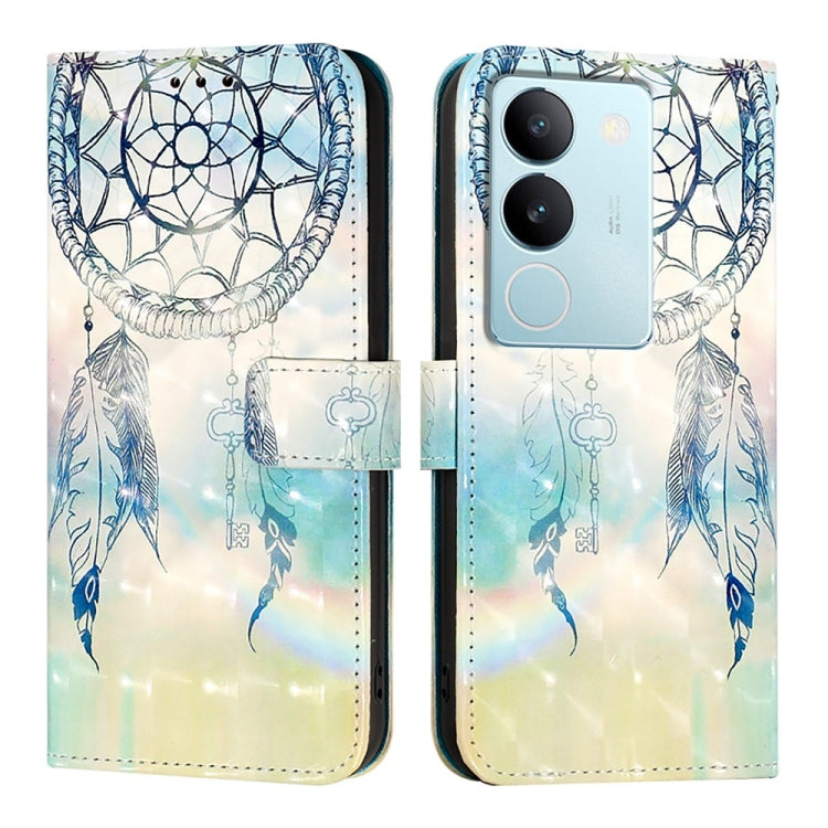 For vivo V29 5G Global / V29 Pro 3D Painting Horizontal Flip Leather Phone Case