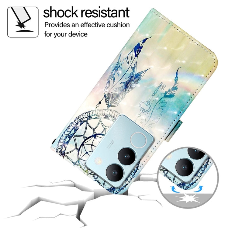 For vivo V29 5G Global / V29 Pro 3D Painting Horizontal Flip Leather Phone Case