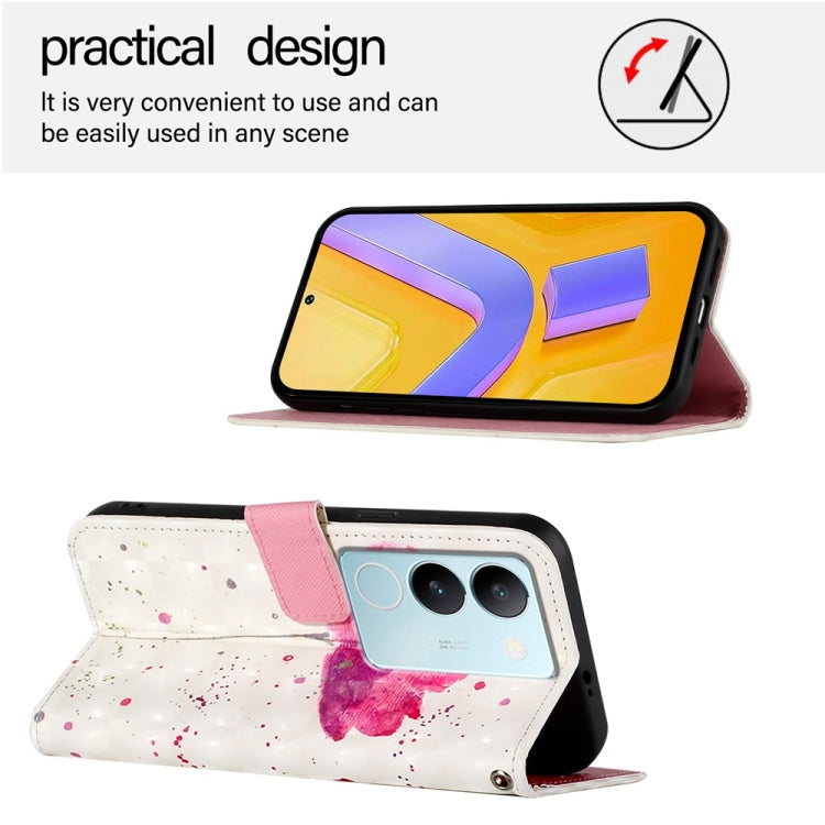 For vivo V29 5G Global / V29 Pro 3D Painting Horizontal Flip Leather Phone Case