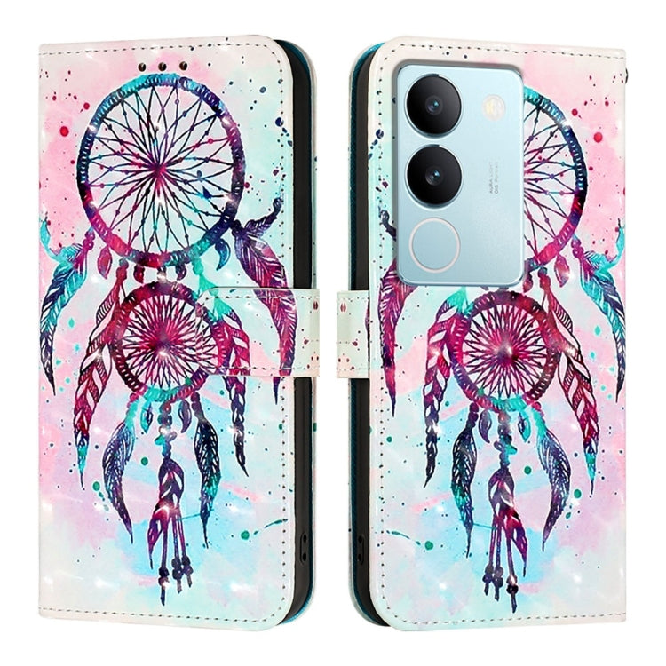 For vivo V29 5G Global / V29 Pro 3D Painting Horizontal Flip Leather Phone Case