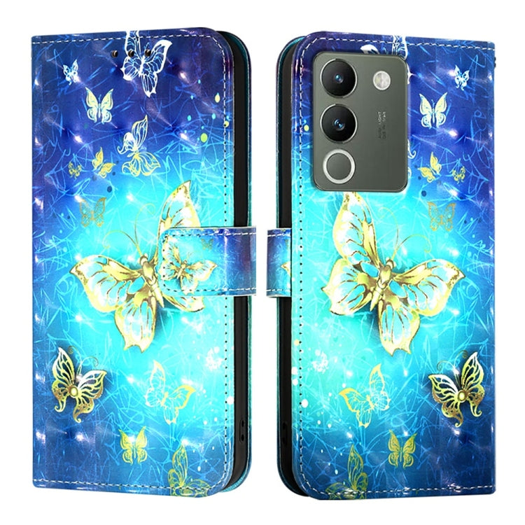 For vivo V29e / Y200 / V30 Lite 5G Global 3D Painting Horizontal Flip Leather Phone Case