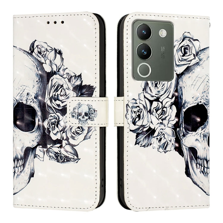 For vivo V29e / Y200 / V30 Lite 5G Global 3D Painting Horizontal Flip Leather Phone Case