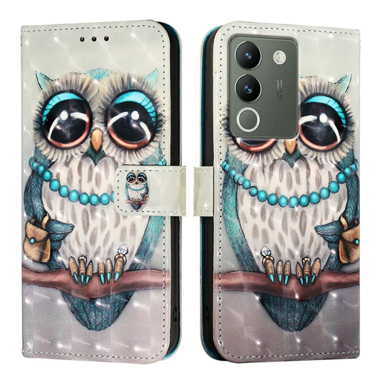 For vivo V29e / Y200 / V30 Lite 5G Global 3D Painting Horizontal Flip Leather Phone Case