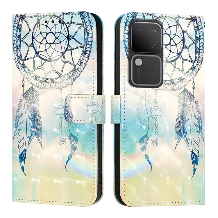 For vivo V30 5G Global / V30 Pro 5G Global 3D Painting Horizontal Flip Leather Phone Case