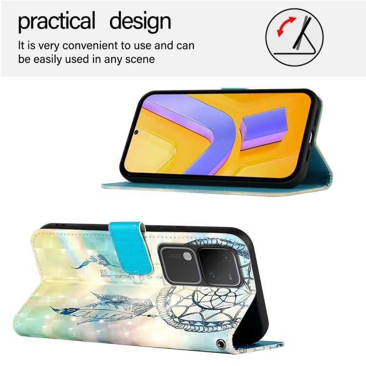 For vivo V30 5G Global / V30 Pro 5G Global 3D Painting Horizontal Flip Leather Phone Case