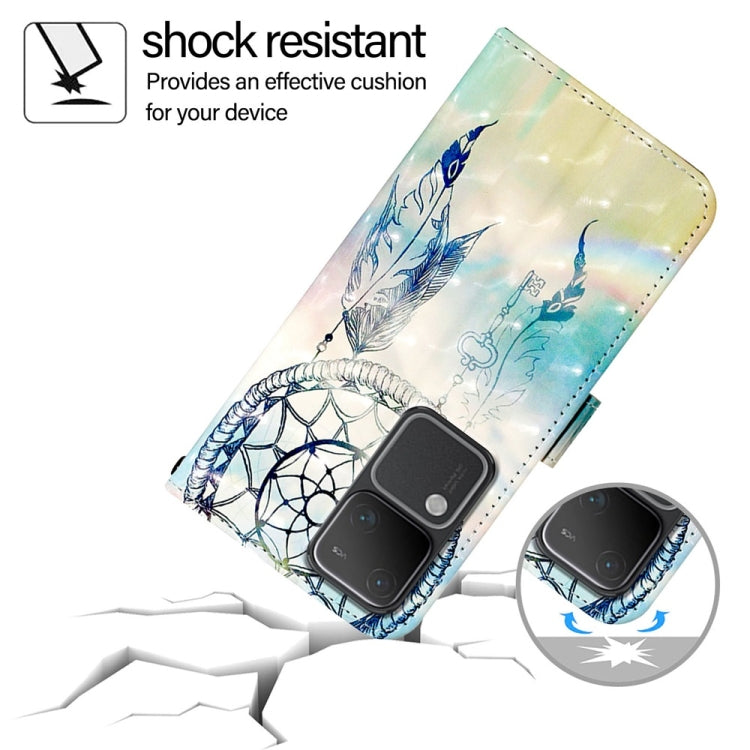 For vivo V30 5G Global / V30 Pro 5G Global 3D Painting Horizontal Flip Leather Phone Case