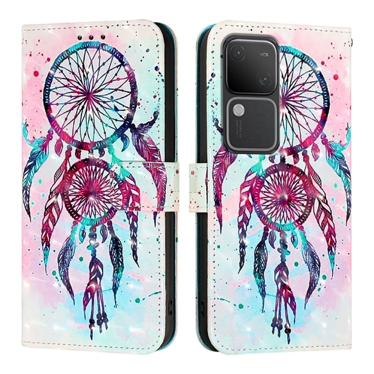 For vivo V30 5G Global / V30 Pro 5G Global 3D Painting Horizontal Flip Leather Phone Case