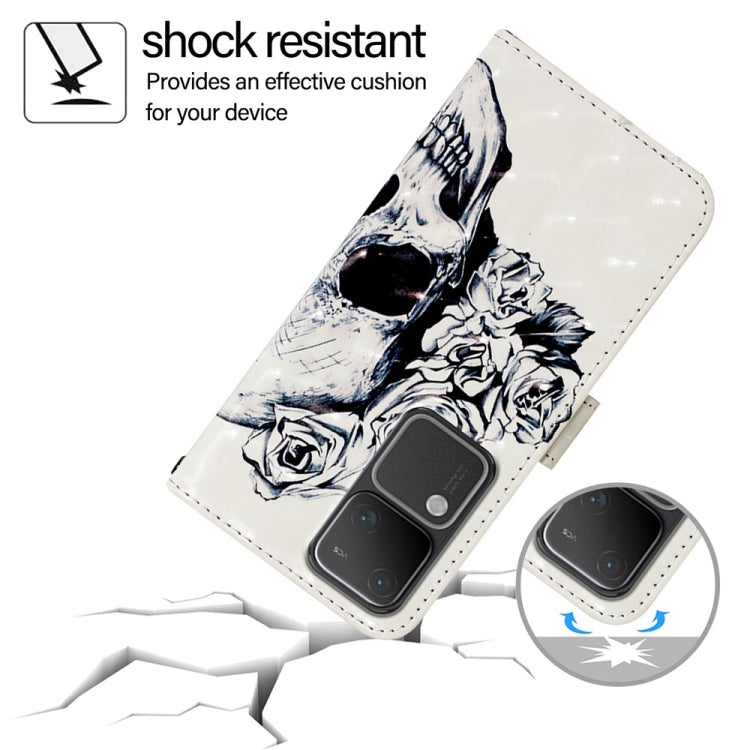 For vivo V30 5G Global / V30 Pro 5G Global 3D Painting Horizontal Flip Leather Phone Case